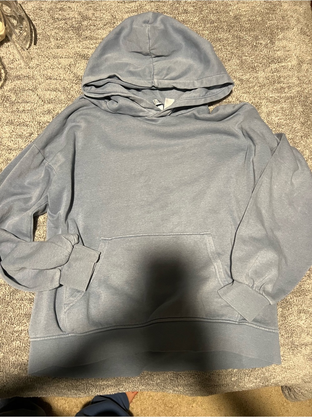 H&M BASIC Men's Slate Gray Pullover Hoodie